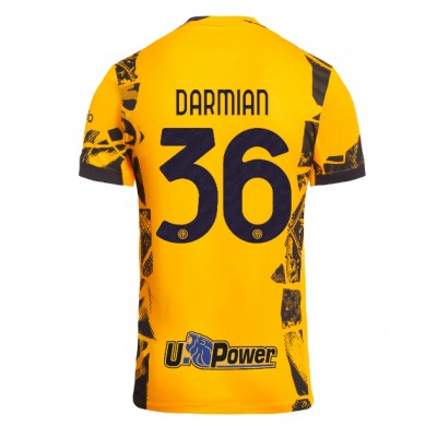 Inter Milan Matteo Darmian #36 Tredjetrøje 2024-25 Kortærmet Inter Milan Matteo Darmian #36 Tredjetrøje 2024-25 Kortærmet